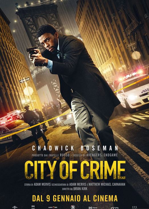 city of crime poster locandina cinema a gennaio
