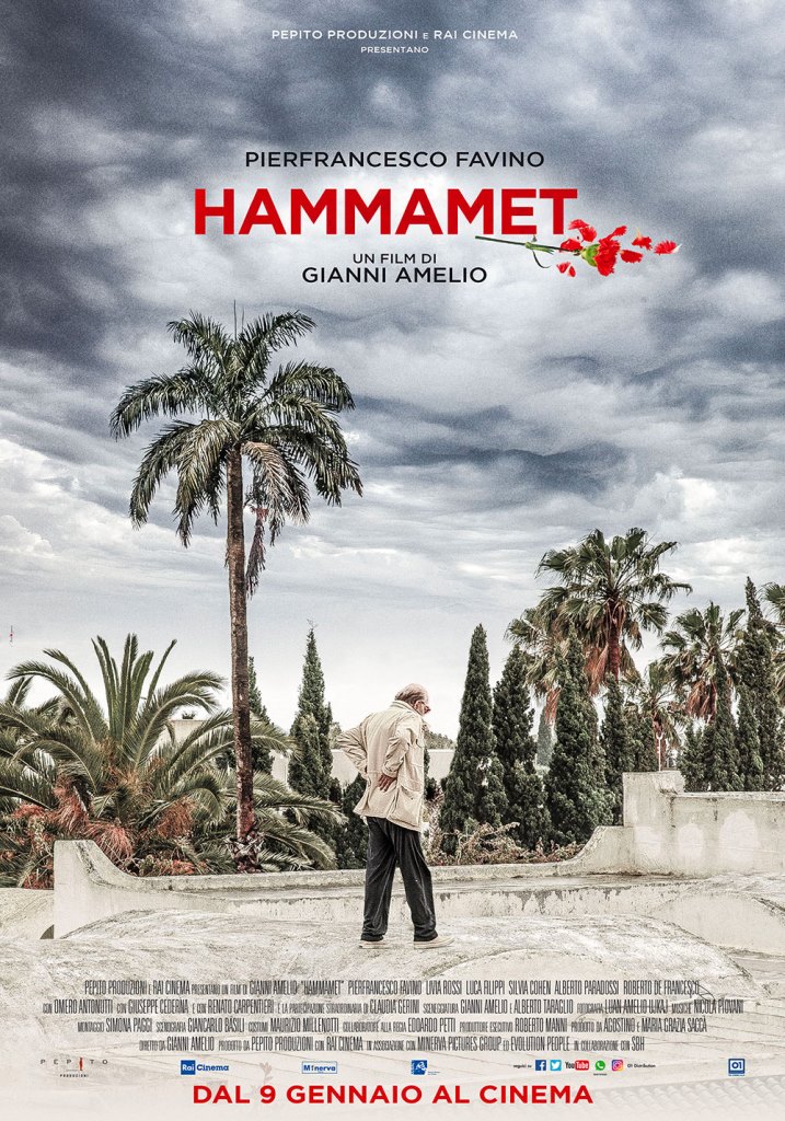 hammamet poster locandina cinema a gennaio