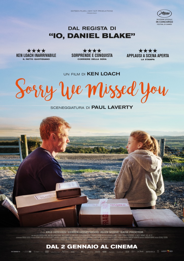 sorry we missed you poster locandina cinema a gennaio